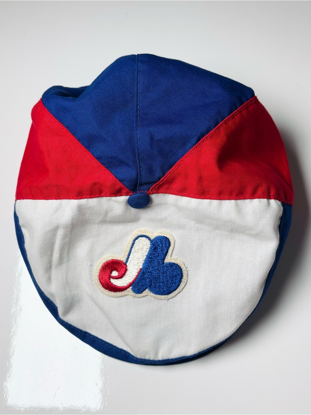 Vintage 80s Montreal Expos Hat Pinwheel Speedy Muffler King Midway Ltée Cap